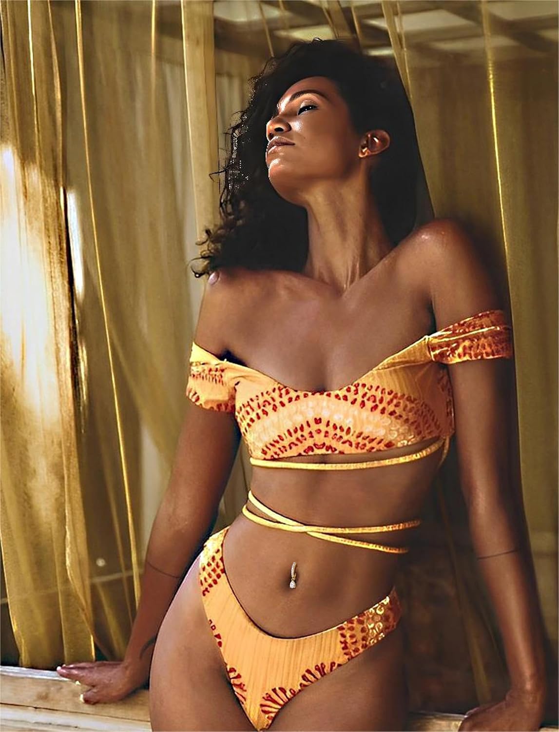 UBGICIG 14G Dangle Belly Button Rings for Women - 316L Surgical Steel Belly Button Rings Teardrop Opal CZ Clicker Belly Piercing Jewelry - Image 7