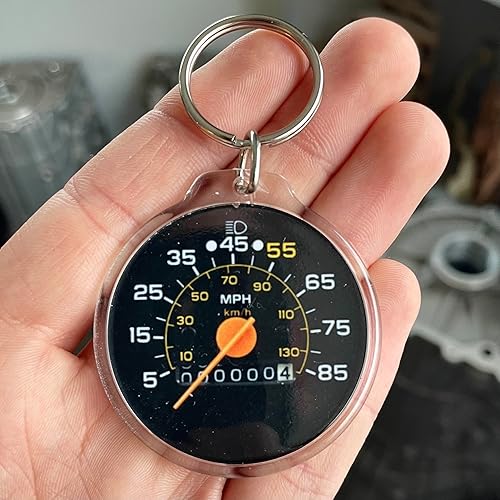 Miniatura 3 de Chevy C10 Keychain 1979-1987 85 MPH Speedometer, Chevy C10 Model Truck, Chevy Merchandise, Chevy Keychain, Chevy Logo Keychain, Squarebody, Car Guy