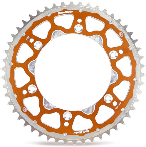 Moto Master Offroad Fusion Series 520-52T Motorcycle Crown in Hardened Steel and