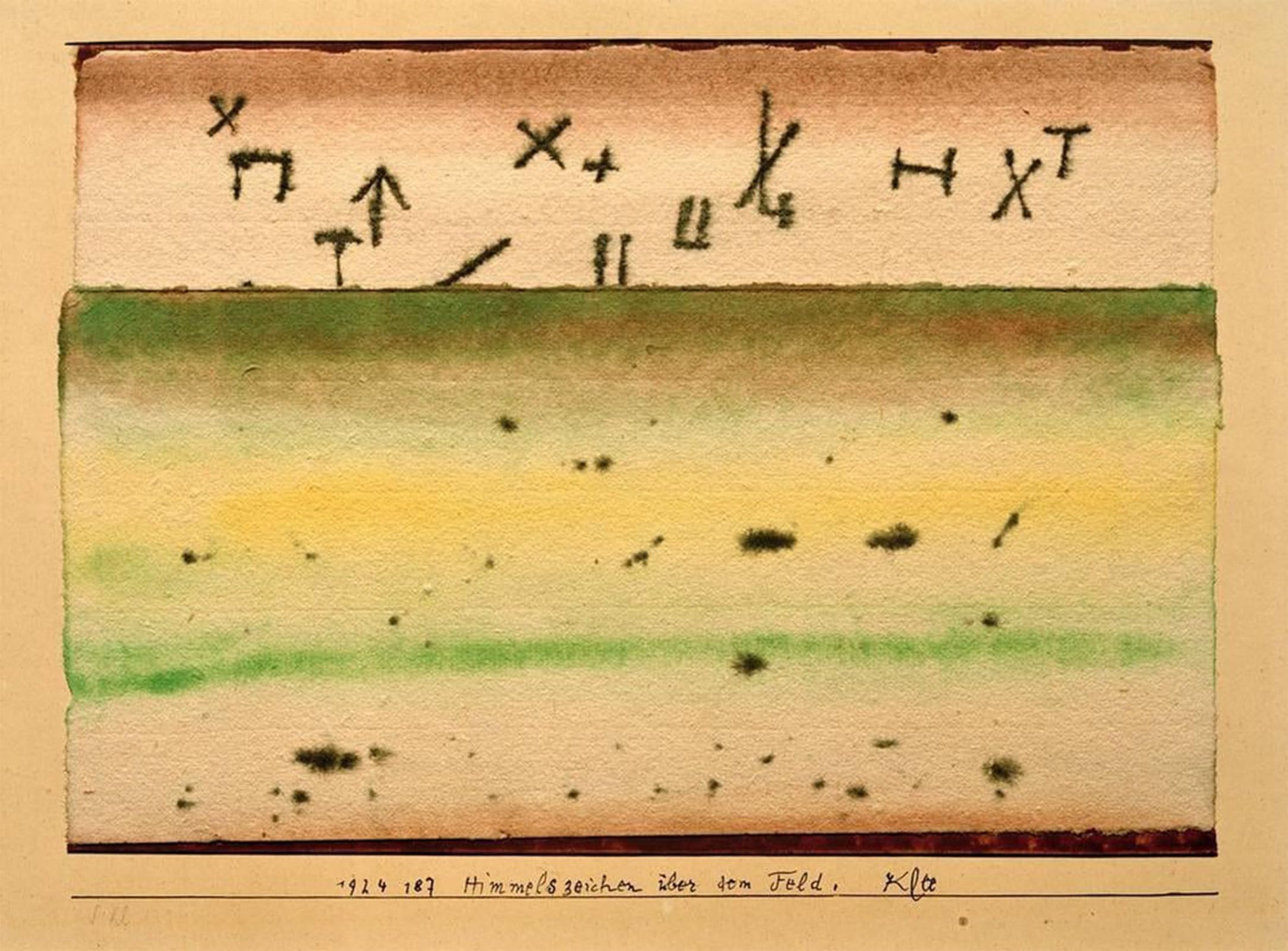 Art Paul Klee affiche impression d'art tableau sur toile 60x90 - 5