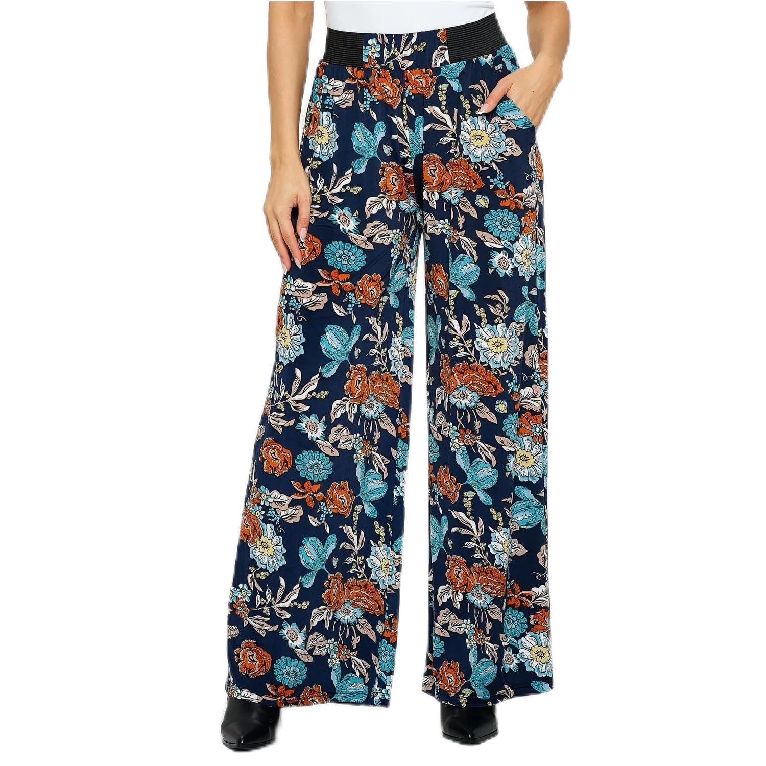 Floral Magic Pantz Pants for Women Fashion Multicolor