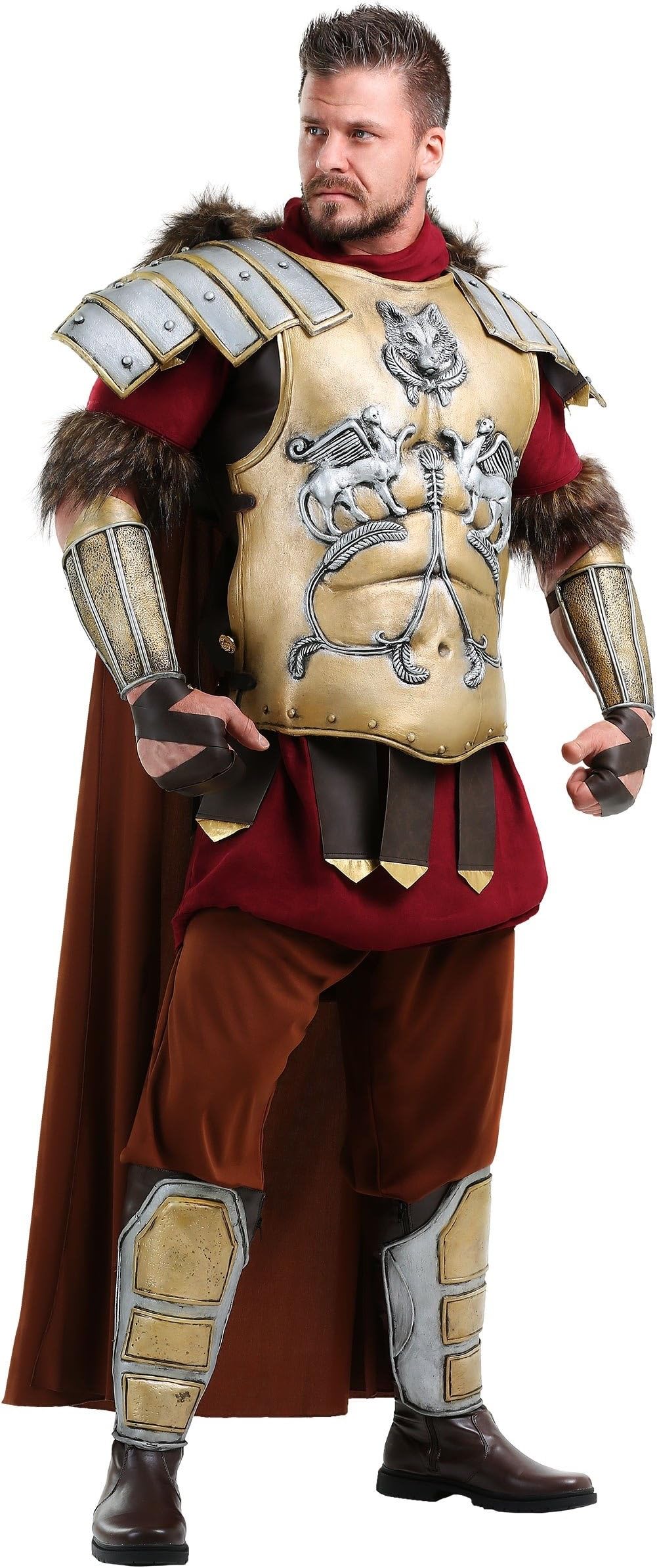 Men's Roman Gladiator Armor Costume Adult Gladiator's General Maximus Costume
