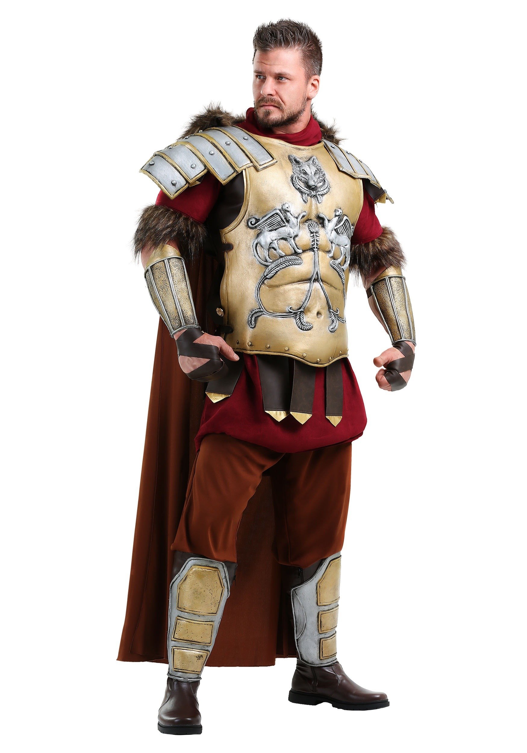 Men's Roman Gladiator Armor Costume Adult Gladiator's General Maximus Costume