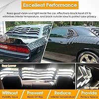 Vista 4 de Cubiertas para parabrisas trasero y lateral para Dodge Challenger 2008 2009 2010 2012 2013 2014 2015 2016 2017 2018 2019 2020 2021 2022 2023