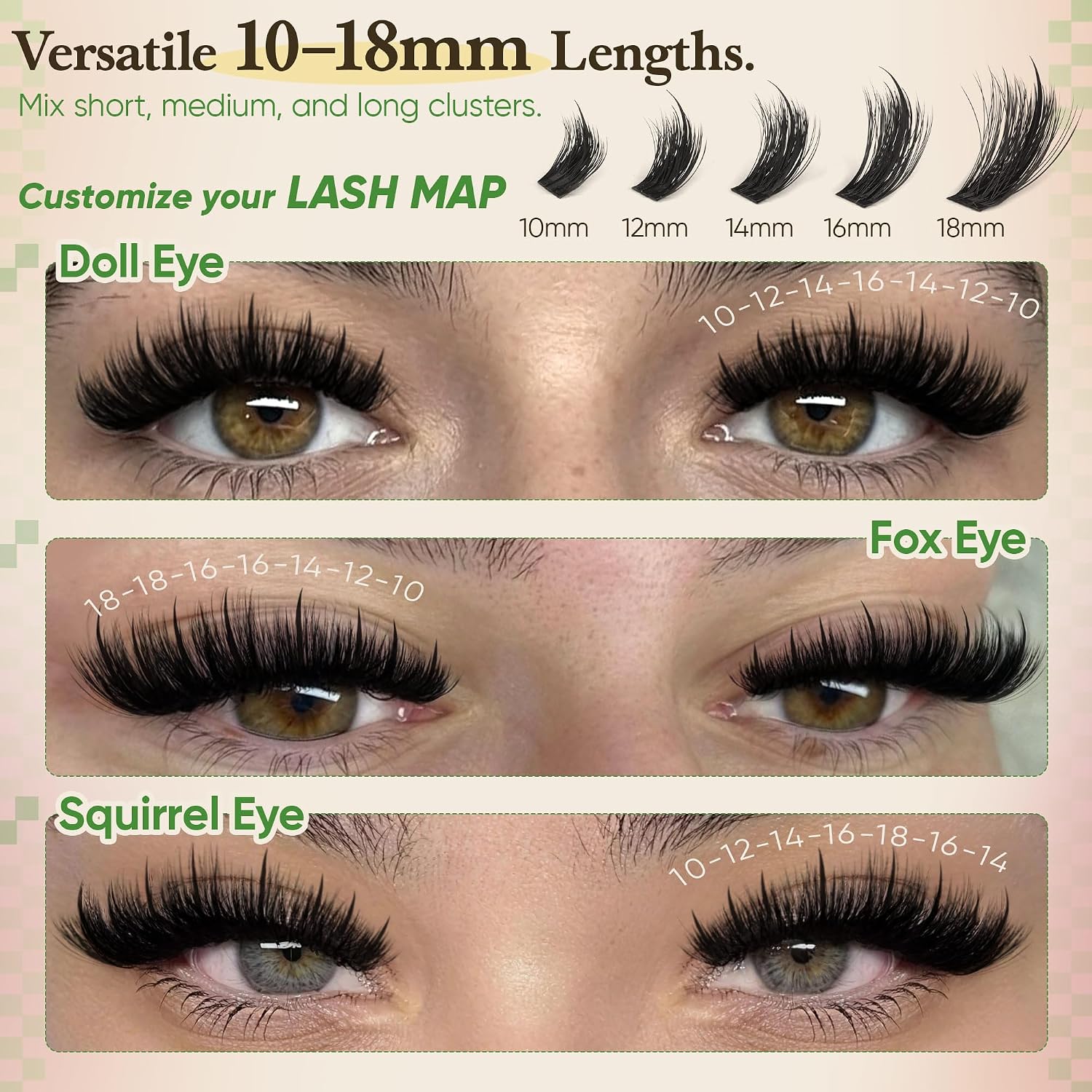 ALICE Manga Lash Clusters Kit Spiky Eyelash Clusters Kit CC Curl image 5