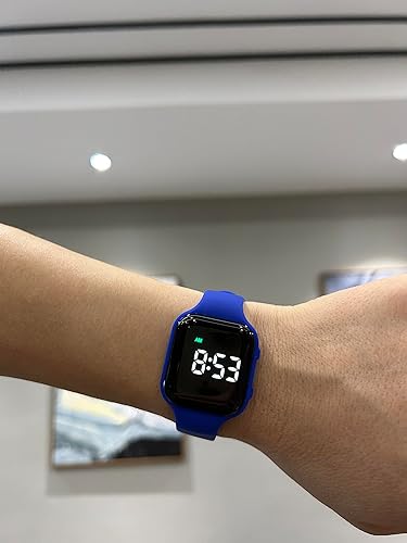 Miniatura 2 de e-vibra Reloj despertador vibratorio impermeable recargable 15 alarma recordatorio reloj de entrenamiento para ir al baño con pantalla de bloqueo,