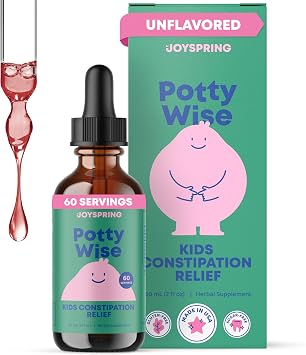 JoySpring Potty Wise Kids Digestive Drops, 2 fl oz, 60 Servings