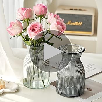 Amazon.co.jp: 花瓶 ガラス 花瓶 おしゃれ 花器 一輪挿し ガラス