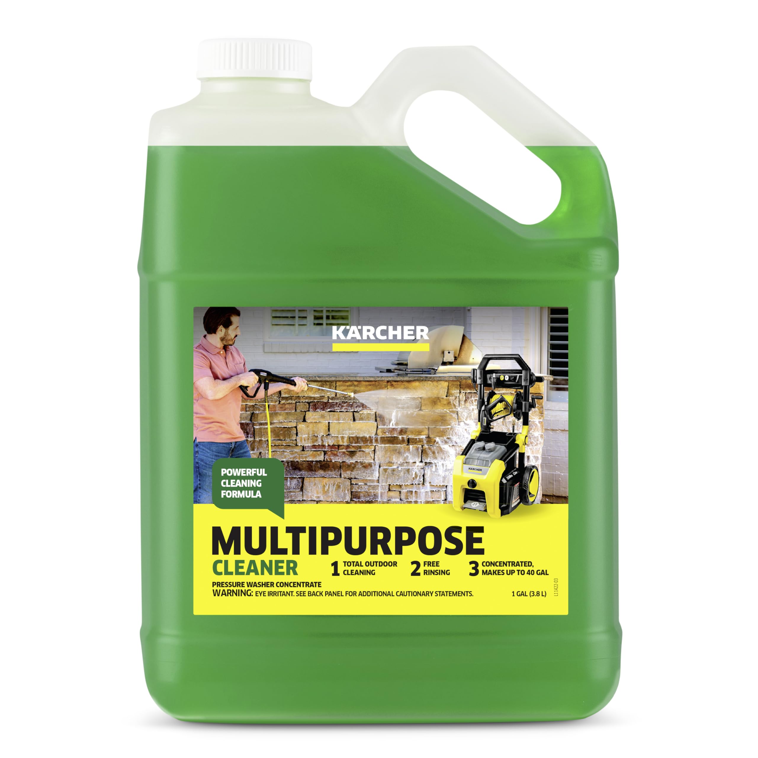 Kärcher Multi-Purpose Cleaning Pressure Power Washer Detergent Soap, 1 Gallon