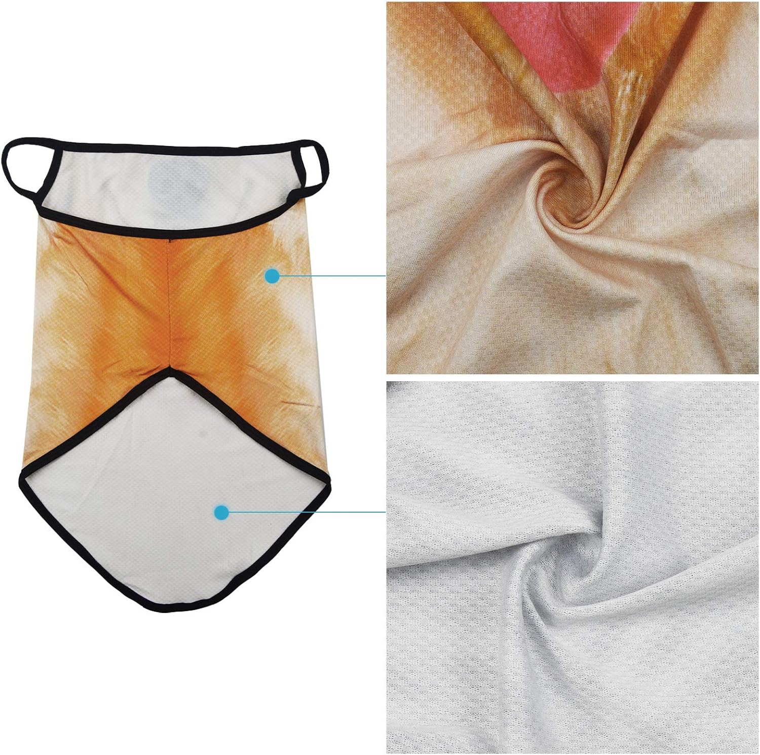 Obacle Neck Gaiter Face Mask with Ear Loops Bandana Face Mask Scarf Face Cover for Men Women - Image 3