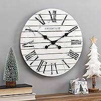 FirsTime & Co. Shiplap Wall Clock