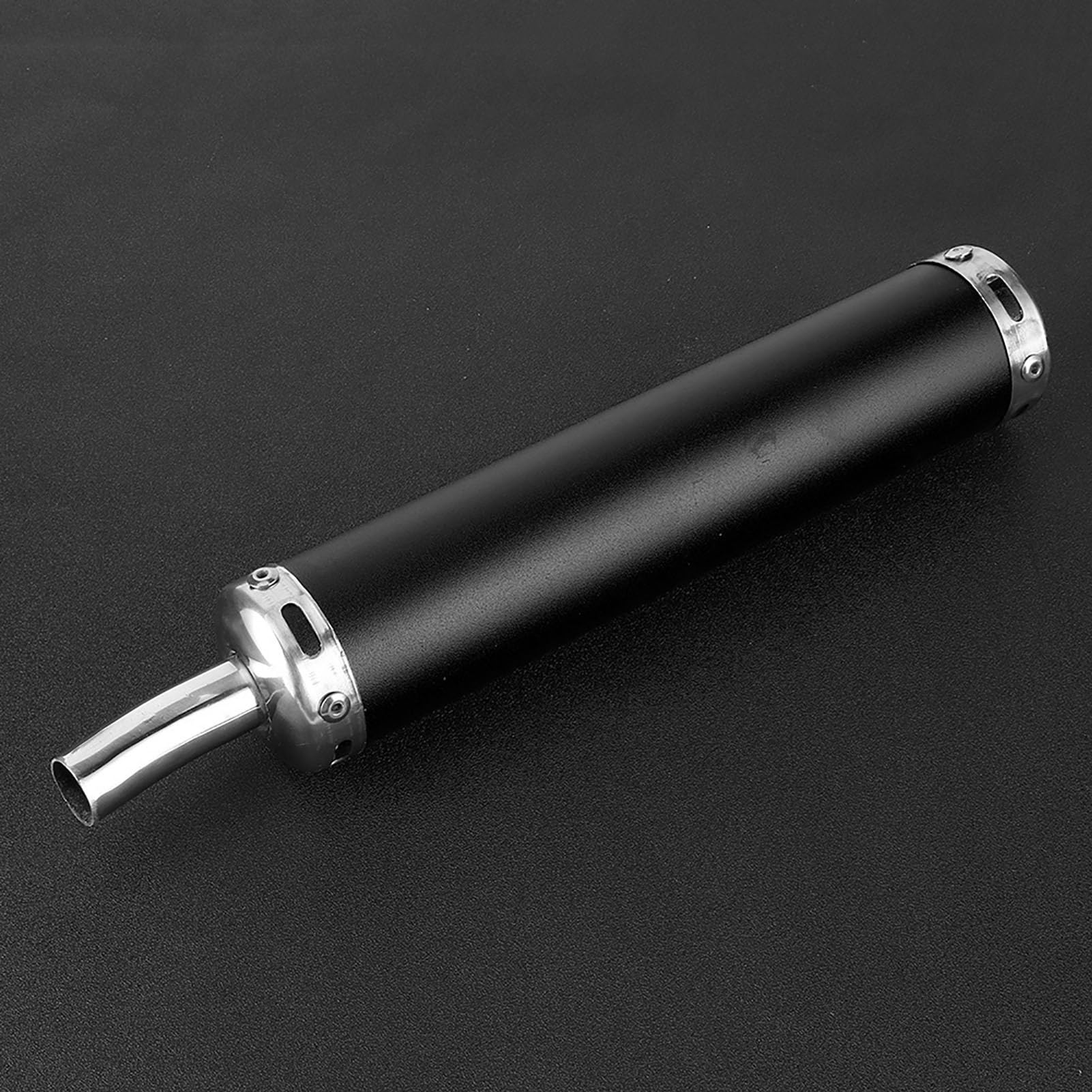 lyrlody Tłumik Wydechu ze Stali Nierdzewnej 20 Mm/0,8 Cale 2-suwowy (BLACK)