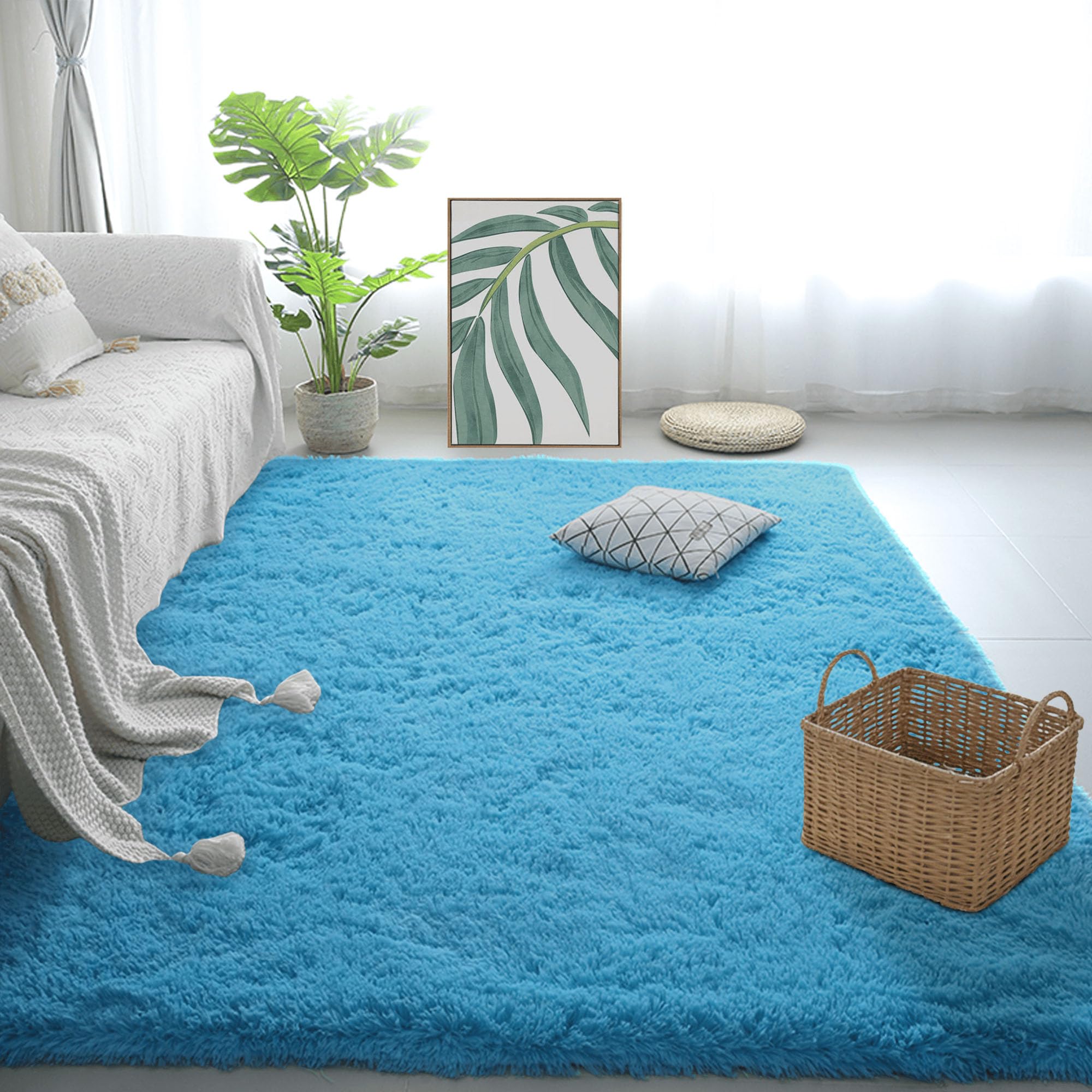 Tapis doux et lavable en machine 160x230 cm pour un entretien facile