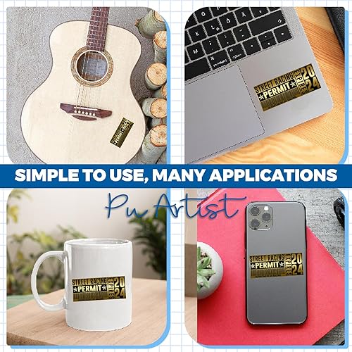 Miniatura 4 de Golden Street Racing Permit Sticker 2024 Racing Funny Mexico Drag Race gifts for Driver Vinyl Die Cut Sticker Water-Resistand Gift Idea Merchandise