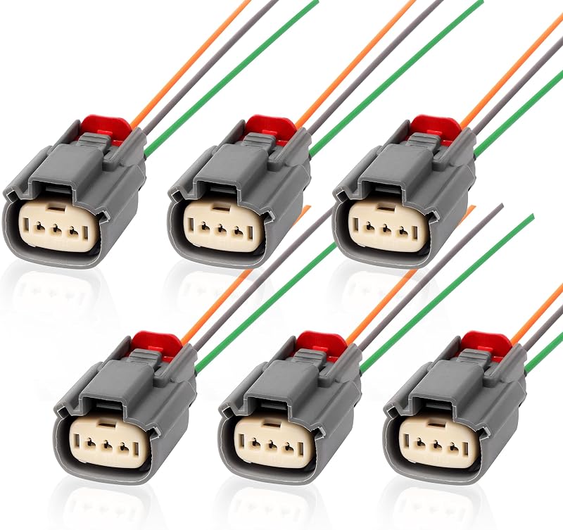 Conector da Bobina de Ignição com Chicote BEMOFRLAY para Ford – 6 unidades