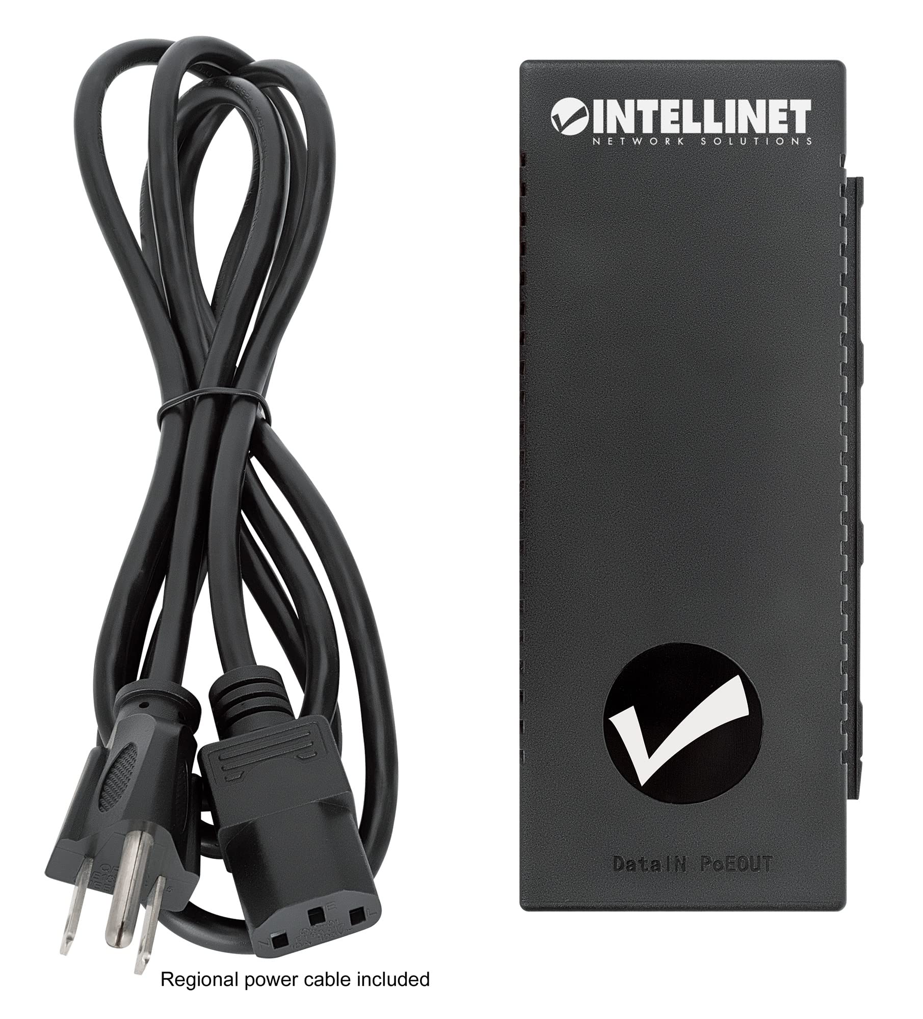 Intellinet 561570 Injecteur Poe+ High Power 2,5 G 30 W Noir