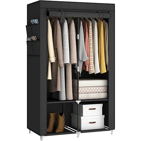 OONIL 35 Inch Portable Wardrobe Closet for Small Room
