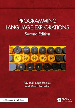 Programming Language Explorations Programming Language Explorations book cover