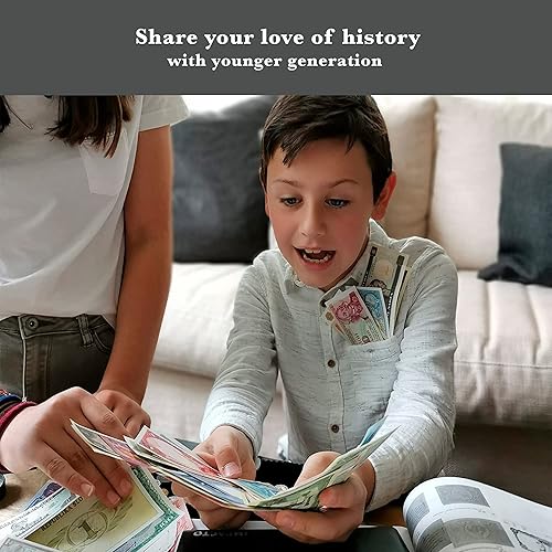 Miniatura 9 de IMPACTO COLECCIONABLES Moneda extranjera - 50 billetes mundiales de diferentes países - Colección de moneda de papel - Moneda mundial - Colección de