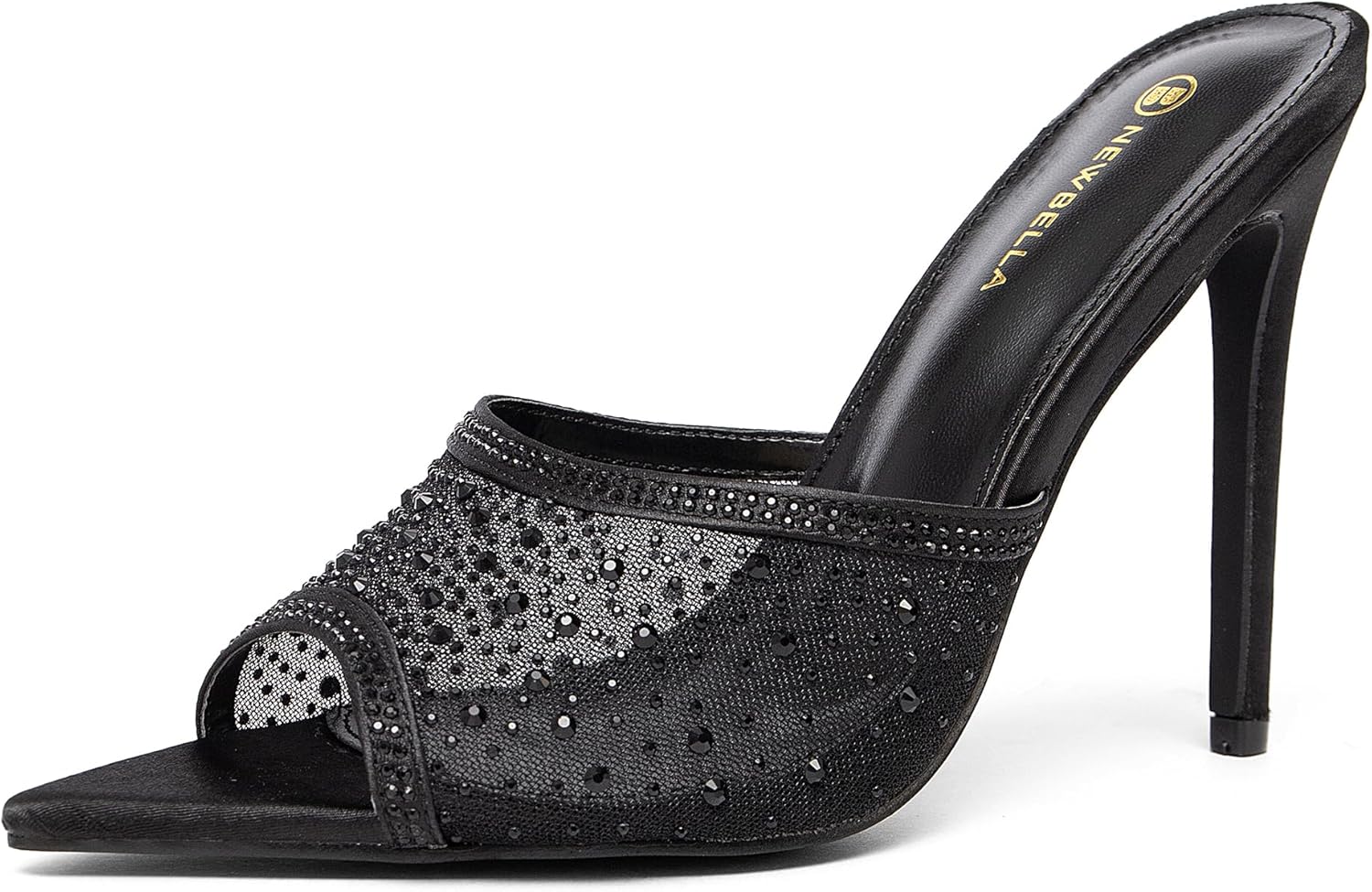 NEWBELLA Women's Stiletto Sandals - Comfortable Slip-on Design