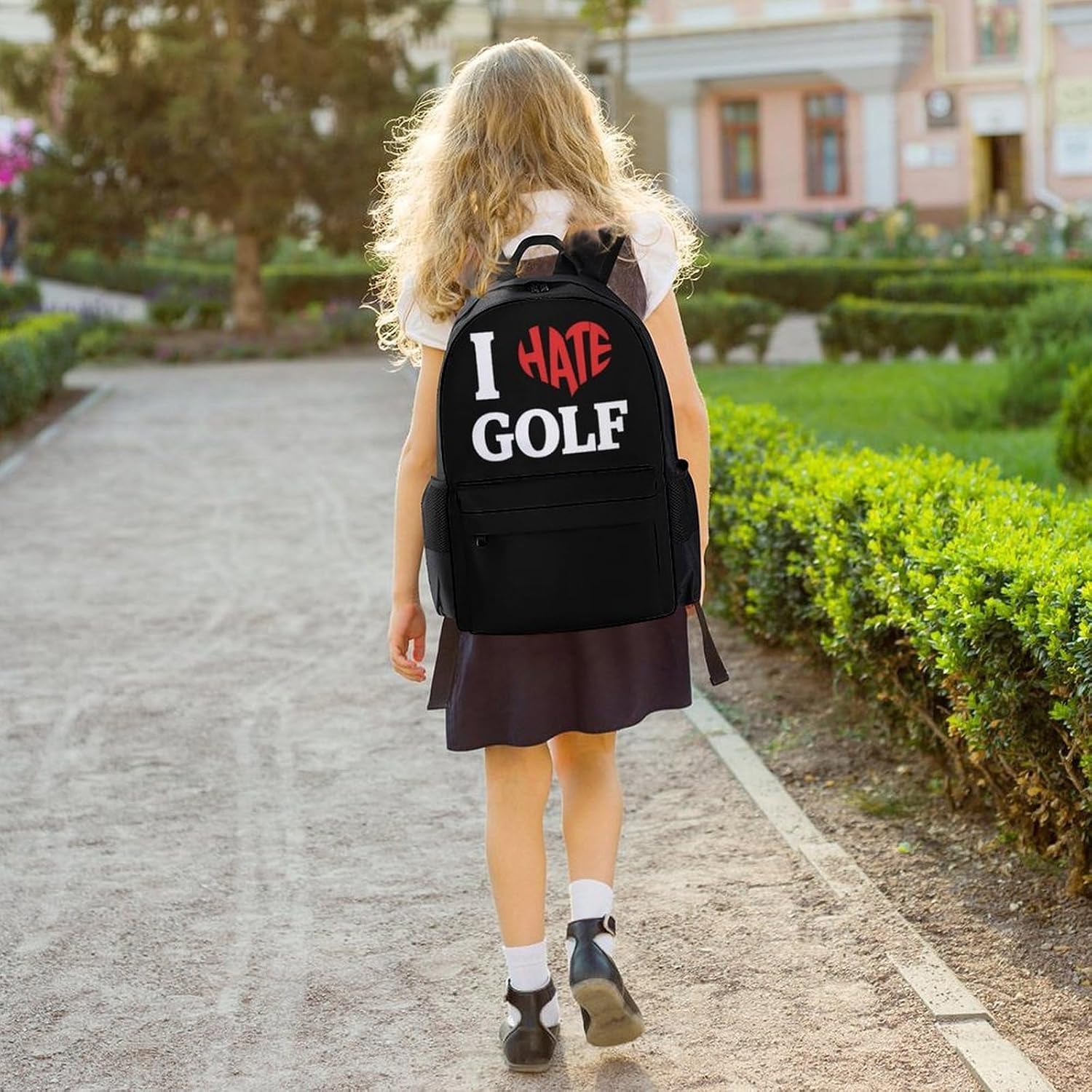 Funny I Hate Golf Backpack Lightweight Backpacks Work Bag