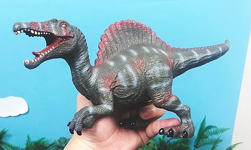 Miniatura 2 de RECUR Figuras de acción jurásicas de dinosaurio de Spinosaurus de 11.7"