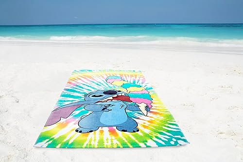 Miniatura 7 de Jay Franco Disney Lilo & Stitch Summer Things - Toalla grande para bañopiscinaplaya para niños, toalla de algodón súper suave y absorbente,