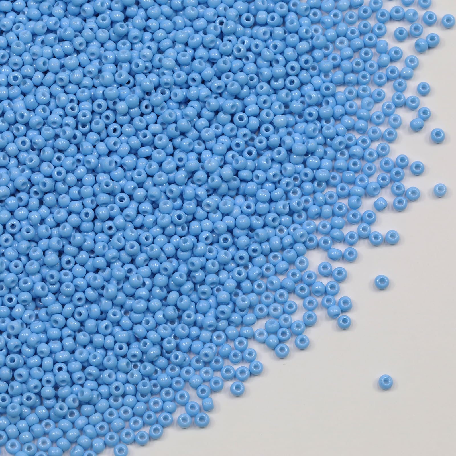 KERGAEN 12/0 2mm Glass Seed Beads Bulk - 100g (Approx. 10,000pcs) for Jewelry Making, Bracelets, Necklaces, Earrings & Artisan Crafts โ image 1