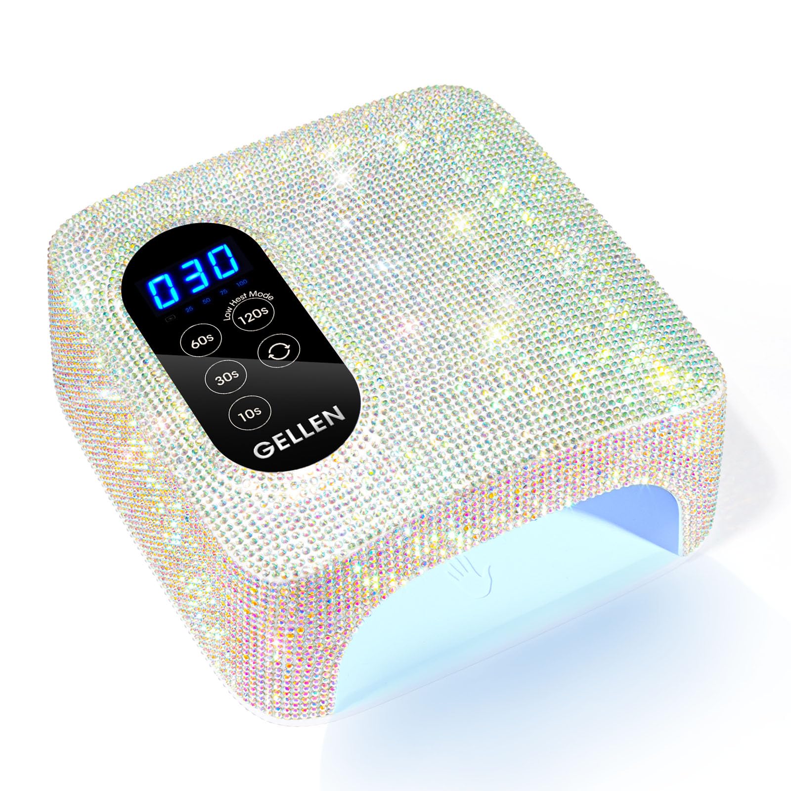 Amazon | Gellen UVLEDネイルランプ 72W 充電式 UVネイルランプ ジェル