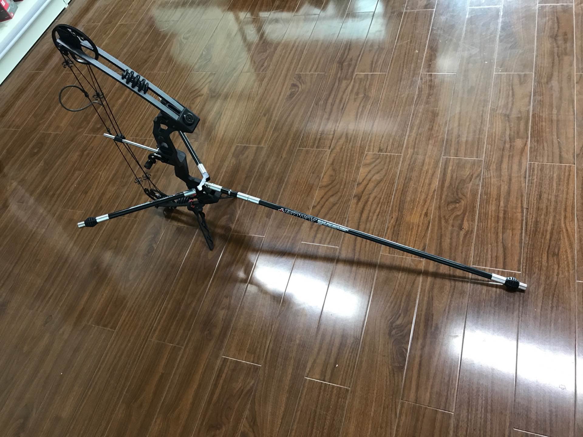 wolfman Tir à l'arc Set Stabilisateur de Barre D'équilibre Set de Tige D'équilibre D'amortisseur en Carbone Pur 3K Tige de Stabilisateur d'arc pour Arc Classique de Compétition Arc à Poulies