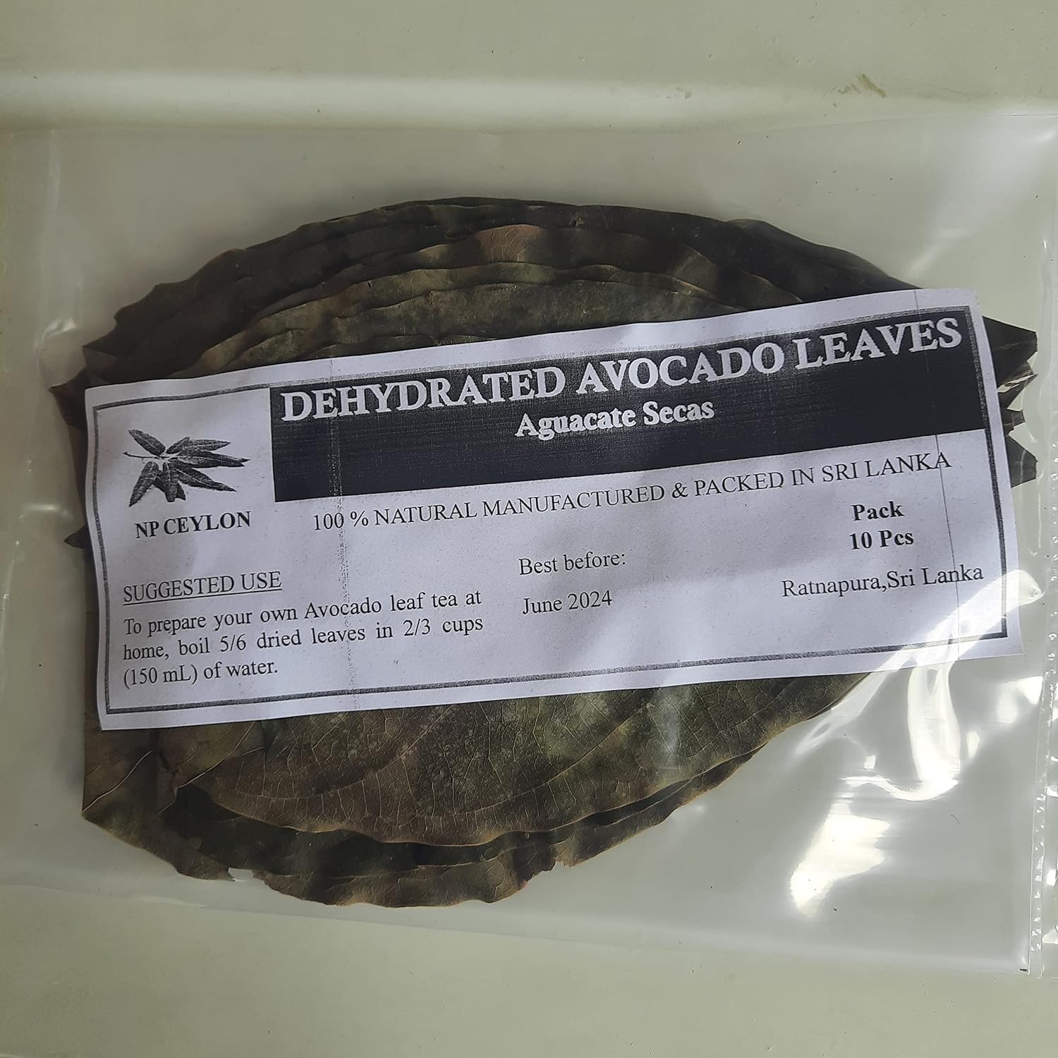 Avocado Leaves, 0.25-ounce Herbal Tea Healthy Face Hair Nail