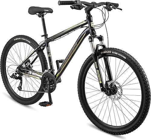 Mongoose Montana Sport and Comp - Bicicleta de montaña para hombre y mujer, transmisión de 18 o 21 velocidades con palanca de cambios de gatillo,