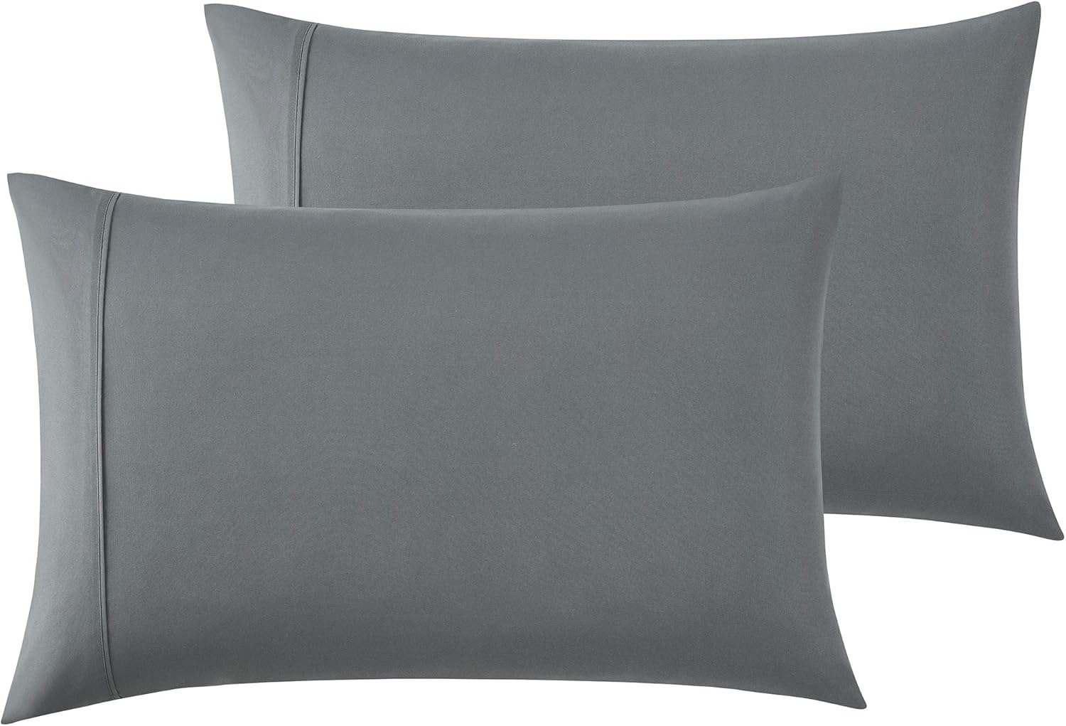 Cal King Bed Sheet Set, 6 PC Super Soft Microfiber Bedding Set, Wrinkle & Fade Resistant Sheet Set, Hotel Quality Fits Mattress Up to 14'' Deep Pocket, Grey