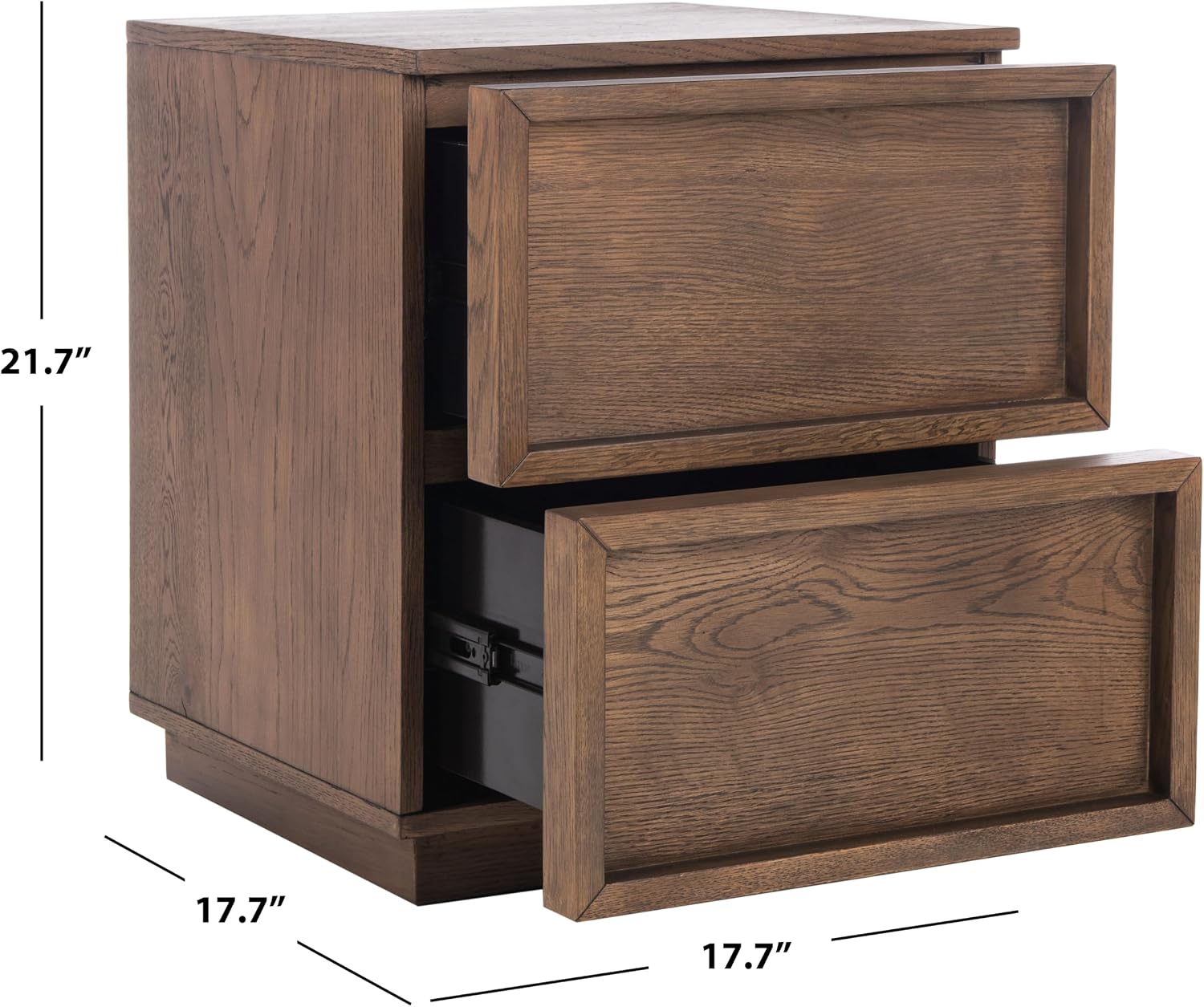 Safavieh Couture Zeus Natural 2-drawer Storage Nightstand