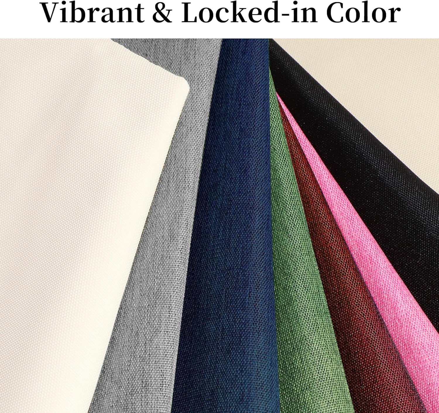 900D Upholstery Fabric, Waterproof Canvas Fabric by The Yard, 58" W Heavy Duty UV Resistant Durable Outdoor Fabric for DIY Sewing Tool Bags Chairs Furniture Covers, Black, 3 Yard