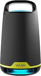 WAAW by ALOK Caixa de Som BOOM 200 Bluetooth, com 3 Alto-Falantes, Até 12h de Autonomia, Tecnologia TWS, 80W RMS