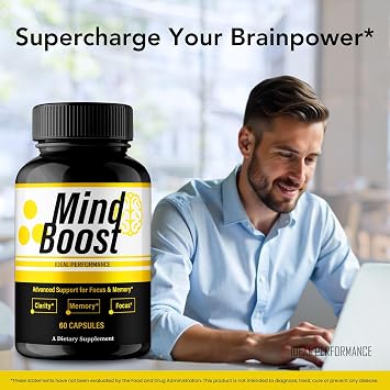 IDEAL PERFORMANCE Mind Boost Capsules, MindBoost Pills Reviews (2 Pack)
