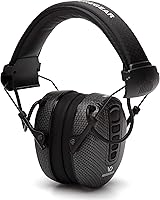 Vista 1 de Venture Gear Clandestine - Orejeras electrónicas de protección auditiva NRR 24dB, patrón de grafito negro