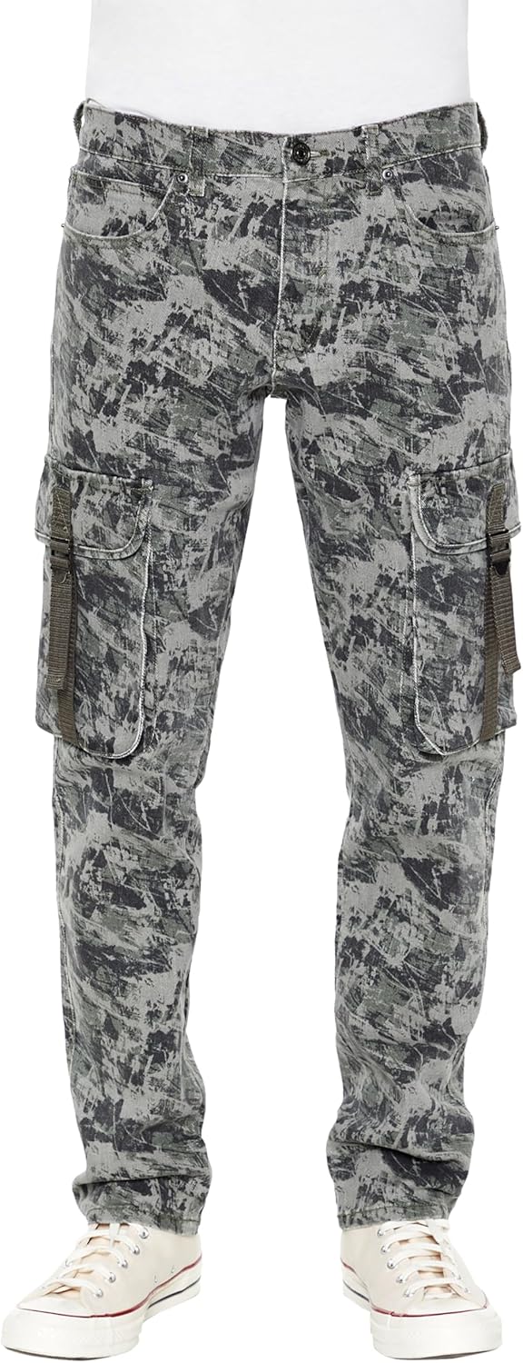 Forever 21 Mens Camo Drawstring Cargo Pants - Image 2