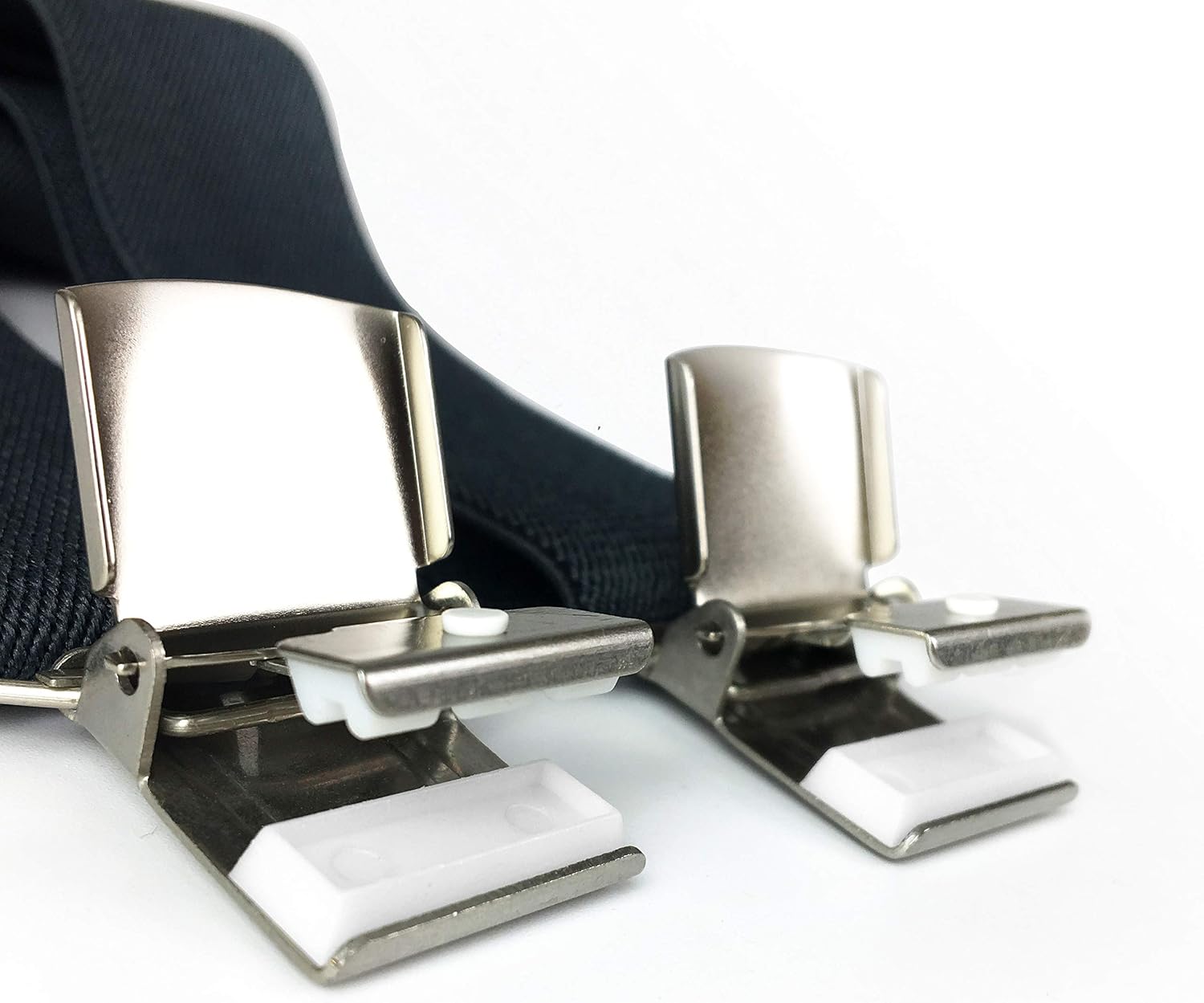 Moulen Men's X-Back 1.4 Inches Wide Heavy Duty Clips Adjustable Suspenders