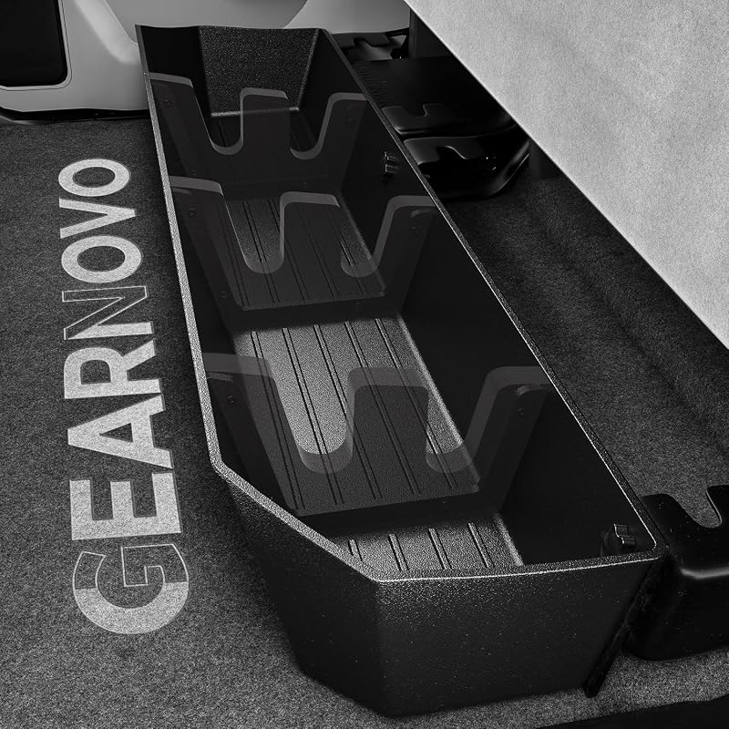 Caixa Organizadora para Armazenamento sob o Banco Traseiro Ford F-250, F-350, F-450, F-550 e F-150 SuperCrew GEARNOVO GN00023USS