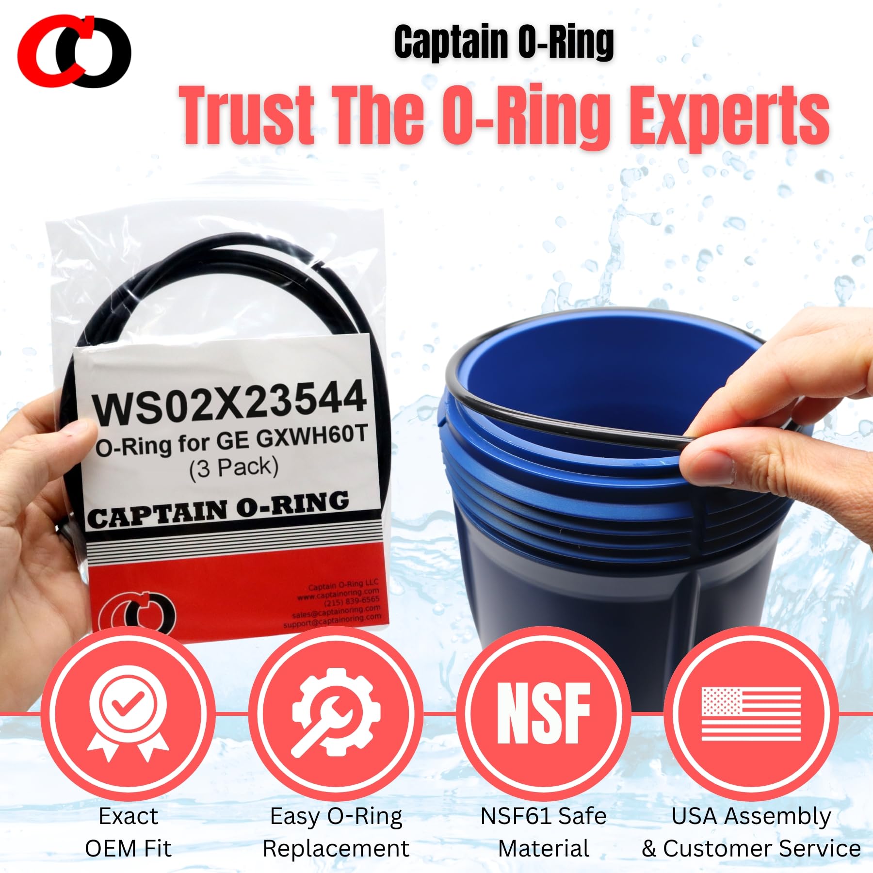 オーリング様 Amazon.co.jp: Captain O-Ring – 交換用 WS02X23544 O-リング GE