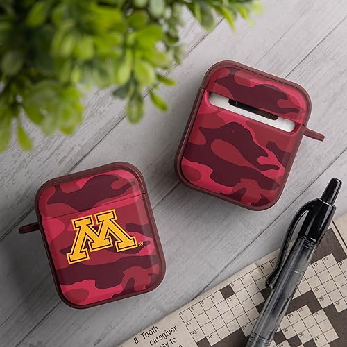 Miniatura 2 de AFFINITY BANDS Minnesota Golden Gophers Camo HDX - Funda compatible con Apple AirPods Generaciones 1 y 2