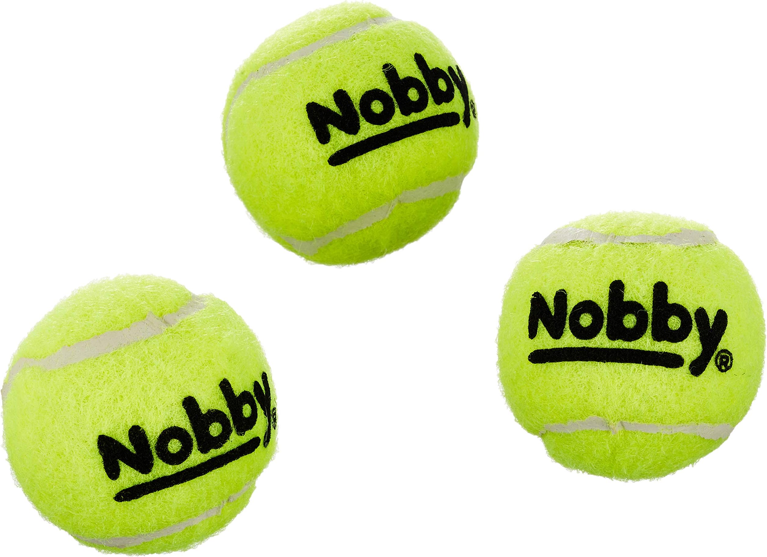 Nobby tennis ball with squeaker XS 4.5 cm; 3 net