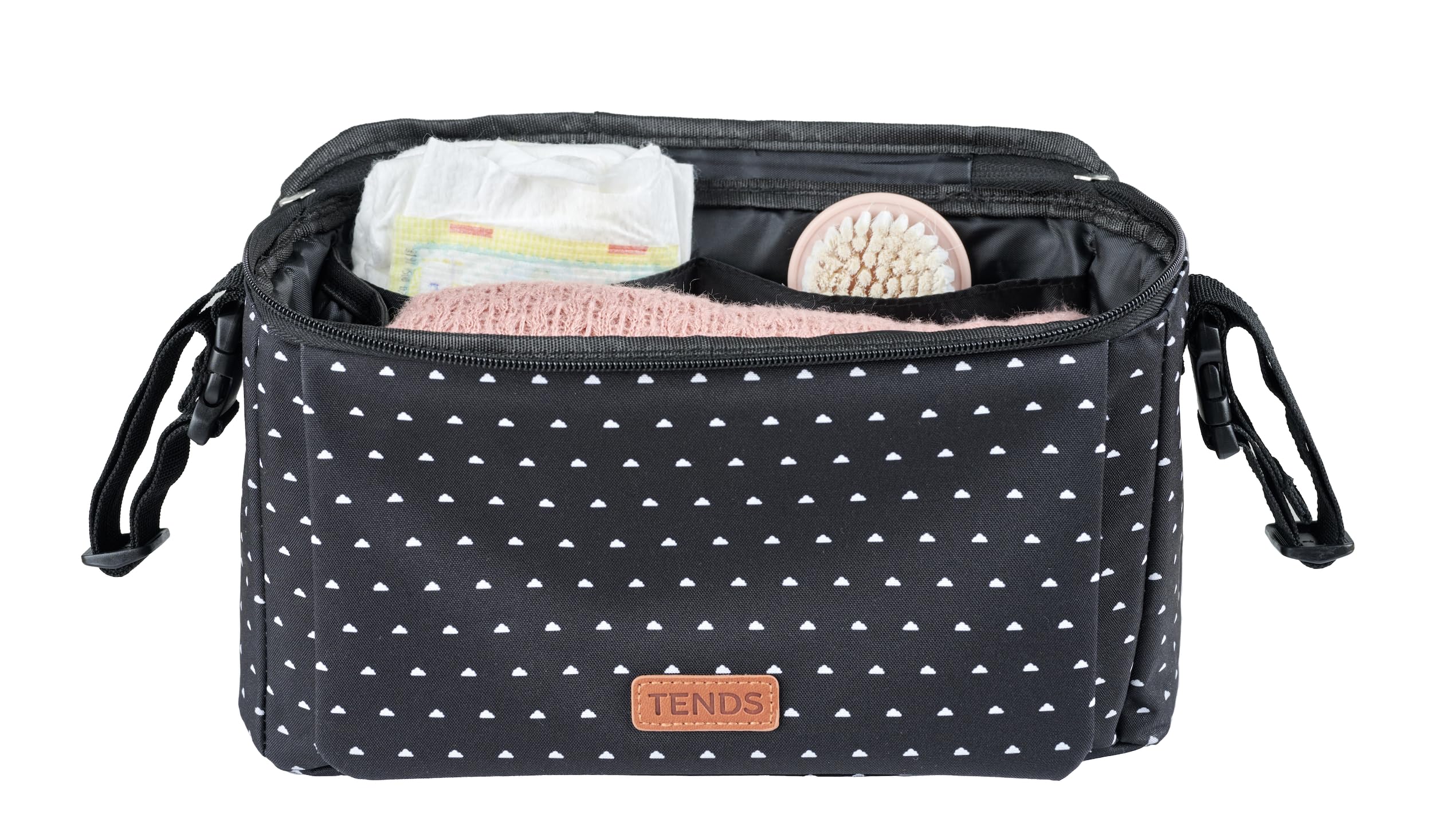 TENDS Borsa Passeggino Universale e per Carrozzina - Borsa Neonato Ospedale - Borsa Cambio e Fasciatoio Neonato - Organizer Passeggino - Borsa Mamma e Maternità Baby e Mummy Bag