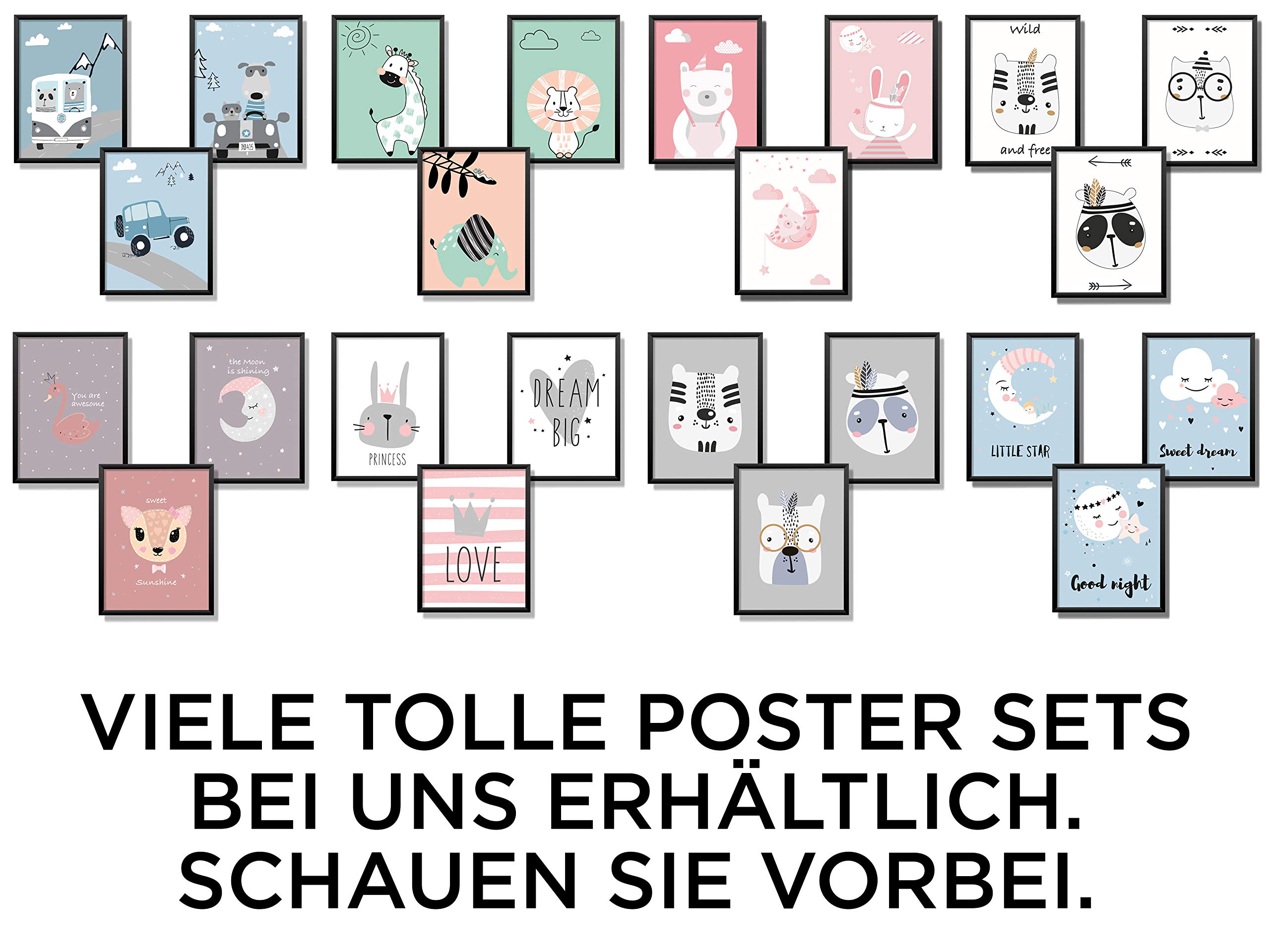 Wolkengarderobe in weiß - Garderobe mit 4 Kleiderhaken für Kinder - Wunderschöne Deko für jedes Kinderzimmer - Maße (38 x 25 x 1 cm)