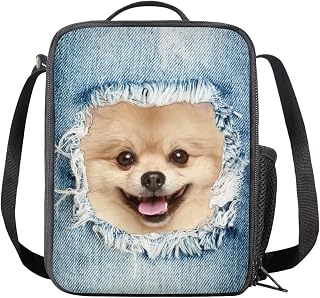 Lunch Box for Women Insulated Lunch Bag for Kids Lunchbox Girls Crossbody Bag Cute Lunch Bags Dog Lunch Box Perfect for Adult Girls Travel Picnic,Office,Working