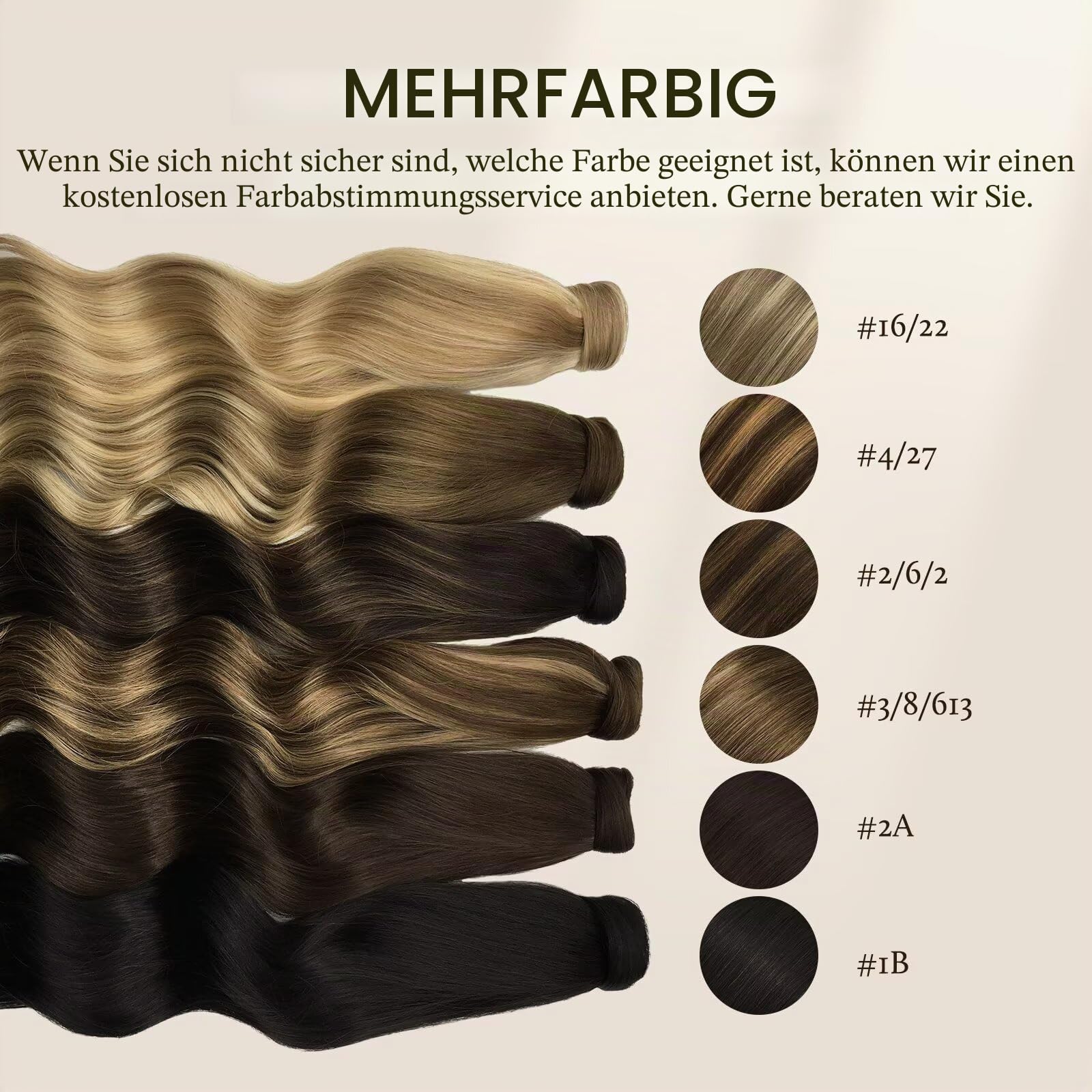 DOORES Pferdeschwanz Haarteil, Hellblond Highlights Goldblond 35cm 75g, Ponytail Extension Gerade Extensions Zopf Clip in Wickeln Sie um Remy Ponytail Echthaar Glattes Magic Paste | Haarverlängerung zum Anklippen, natürliches Echthaar, 75 g, Balayage, Hel