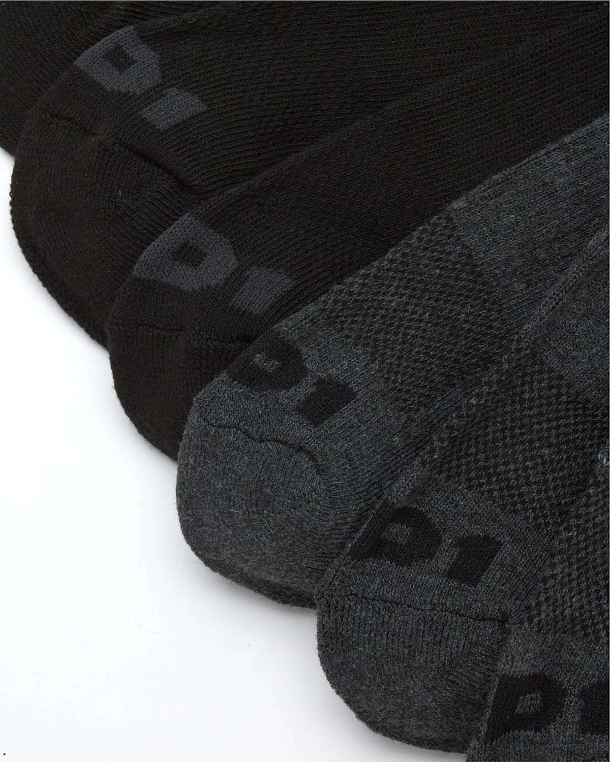 AND1 Men's Mid Crew Performance Cushioned Socks (12-Pack) - Image 6