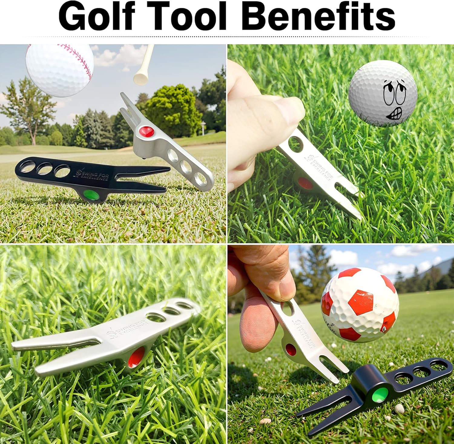 Custom Ultra-Slim Golf Divot Tool - Personalized Laser Engraved Logo - Minimalist Zinc Alloy Design - Bulk 50/100 Pack - 3.15" x 0.59" Compact Repair Tool for Corporate Gifts & Events